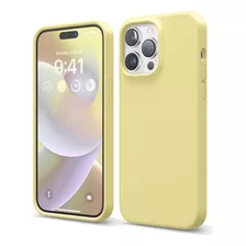 Funda Para iPhone 14 Pro Max Suave Antiarañazos Amarillo