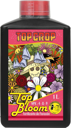 Top Bloom 1 Litro Fertilizante Top Crop Floración Y Engorde
