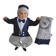 Roupa Bebê Saída De Maternidade Menino Príncipe Arthur 