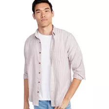 Camisa Hombre Old Navy Everyday De Ajuste Regular Gris