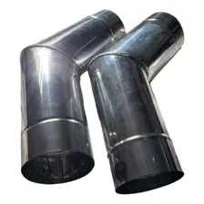 Codo Acero Inoxidable, (estufas,parrilleros,chimeneas)