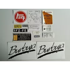 Set Calcomanias Toyota Land Cruiser Burbuja 