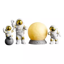 4 Decoraciones De Escritorio Regalo De Estatua De Astronauta