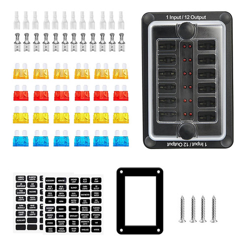 Bloque De Fusibles De 12 Circuitos Atc Fuse Box Holder Para Foto 7