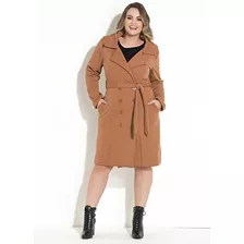 Casaco Sobretudo Feminino Plus Size Tamanhos Grandes