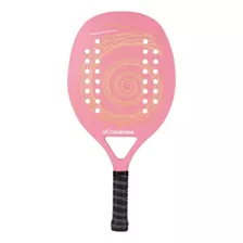 Raqueta De Tenis De Playa Rosa 4006 De Fibra De Carbono Y Vi