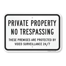 Smartsign Propiedad Privada - Prohibido El Paso, Protegido 