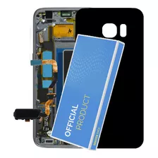 Aro Lateral + Tampa Traseira Para Galaxy S7 Edge G935 + Home