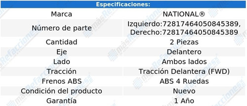 Par De Mazas Delanteras Nissan Micra De 2005 A 2007 National Foto 4