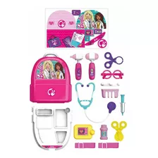 Kit Médico Infantil - Barbie Doutora - Mochila Médica - Fun