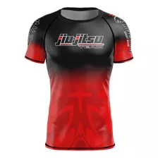 Camiseta Manga Curta Proteção Térmica Rash Guard Jiu-jitsu