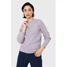 Sweater Punto Fantasía Gris Nicopoly