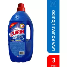 Lava Roupas Líquido Brancas E Coloridas Multiação Clarin 3 L