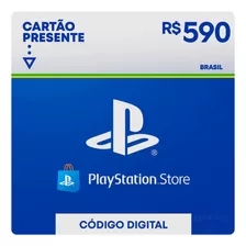 Gift Card Psn Playstation Ps4 Ps5 Cartao R$ 590 Reais Br