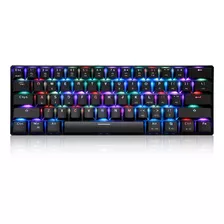 Motospeed Ck61 Rgb Teclado Mecánico Para Juegos Outmu Azul