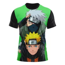 Camisa Camiseta Full 3d Top Naruto Uzumaki Kakashi