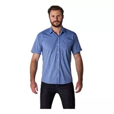 Camisa Social Filpro Masculina Manga Curta Para Uniforme