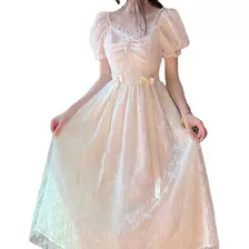 Vestido De Mujer, Vestido De Encaje Vintage, Vestido De Prin