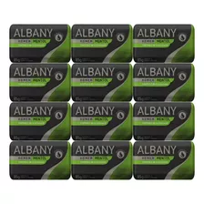 Kit Com 12 Sabonetes Albany Homem Controle De Oleosidade 85g