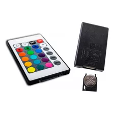 Controle Remoto Rgb Colorido Led Á Bateria 3528 E 5050