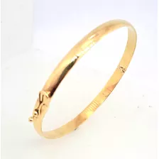 Pulseira Bracelete Redonda Cigana Em Ouro 18k