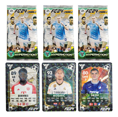 150 Cartas Fútbol Fifa 24 Mobile Coleccionables Holográficas