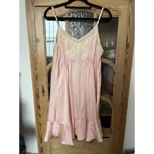 Vestido Lencero Rapsodia Rosado Talle M