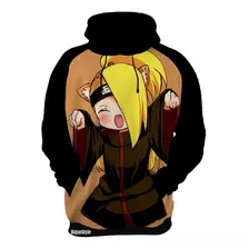 Blusa Moletom Personalizada Deidara Akatsuki Naruto Anime 11