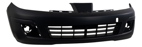 Front Bumper Cover For 2007-2012 Nissan Versa With Fog L Vvd Foto 2
