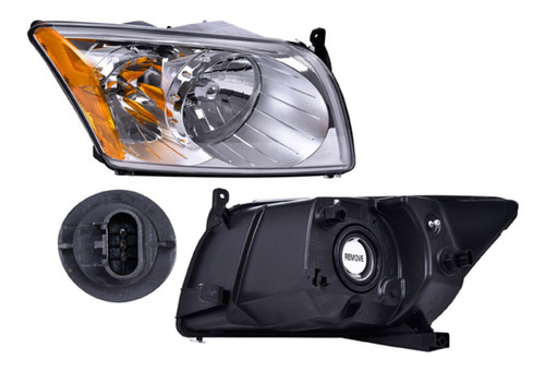 Faro Dodge Caliber 2007 2008 2009 2010 2011 2012 Foto 5