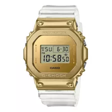 Reloj Casio G-shock Original Dorado Digital Para Hombre Color De La Correa Transparente