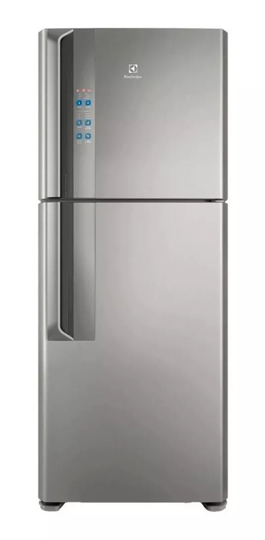Geladeira Inverter No Frost Electrolux Top Freezer If55 Prata Com Freezer 431l 127v