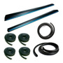 Kit Estribos Negros C/ Jgo Vivos Salpicadera Vw Sedn Vocho