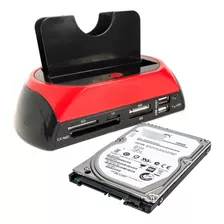 Dock Station Leitor Usb Hd Externo Sata Ide Backup Rápido