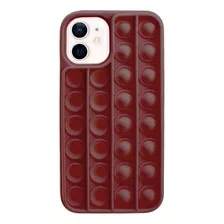 Fundas Pop It Silicona Bla Para iPhone 11 12 13 Pro Max Mini