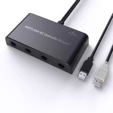 Adaptador De Mando Mayflash Gamecube Para Wii U Pc Usb