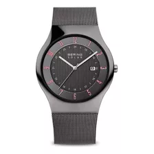 Bering Men Analog Solar Collection Watch With Stainless