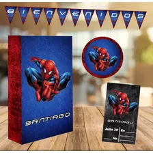 Combos De Cumpleaños Personalizado Para 20 Niños Spiderman