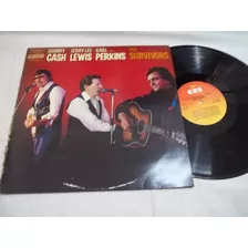 Lp Vinil Johnny Cash Jerry Lee Lewis Carl Perkins Survivors