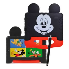 Capa Mickey P/ Tablet 7 Polegadas M7s Plus M7 3g + Caneta