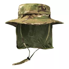 Chapéu Com Aba Tático Bonnie Militar Reforçado Em Rip Stop