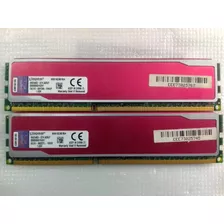 Memoria Ram Ddr3 8gb (2x4gb) 1600mhz Kingston Hiperx Red