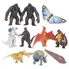 Boneco Godzila Vs King Kong 10 Mothra Anguirus Rei Guidorah 