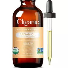 Cliganic Usda Orgánica De Aceite De Argán, 100% Puro 60 Ml