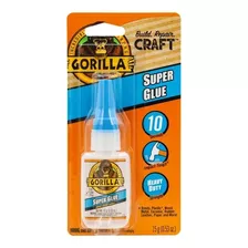 Pegamento Gorilla Super Glue 15g Instantâneo Americano Origi Color Transparente Pegamento Líquido Gorilla Super Glue