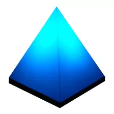 Lámpara Con Forma De Pirámide, Multicolor, Led.