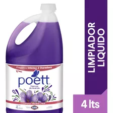 Limpiador De Pisos Desinfectante Poett Lavanda 4000 Ml