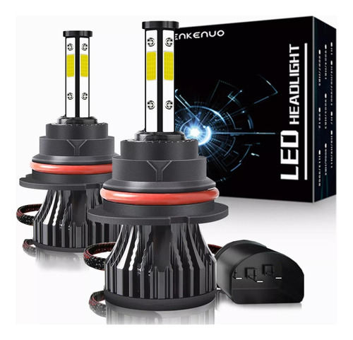 9007 Bombillas Auto Kit Faros Led 28000lm Alto O Bajo Csp Dodge Neon