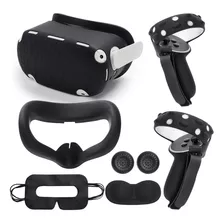 Pack Funda Protectora Para Oculus Quest 2 Correa Anticaida