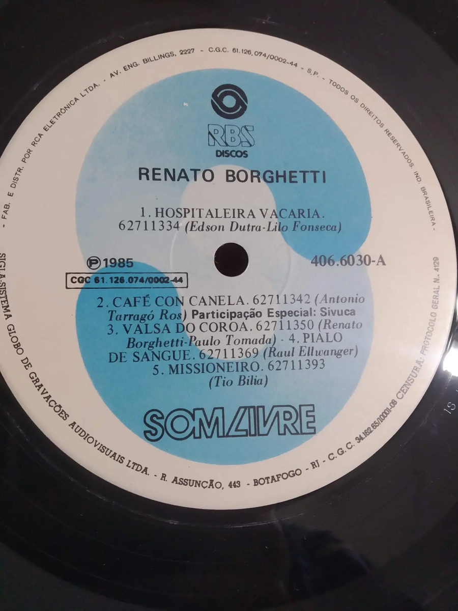 Renato Borghetti - Renato Borghetti - vinilo 1985